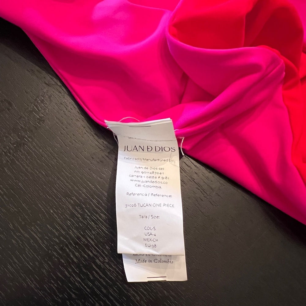 NWT Juan de Dios One Piece reversible bathing suit Sz4 - Picture 6 of 8